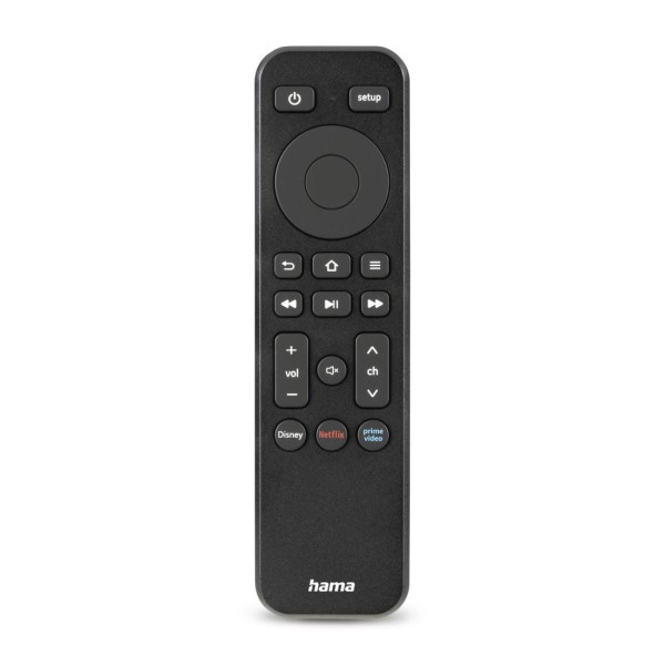 HAMA Дистанционно управление за TV + Netflix, Prime Video, бутони Disney+, програмируемо