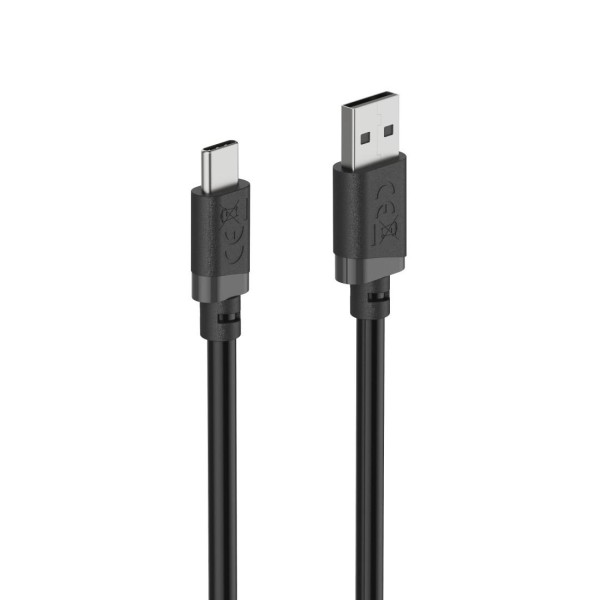 HAMA Кабел  USB-C - USB-А мъжко, 1 м, 480Мbit/ 3А,черен