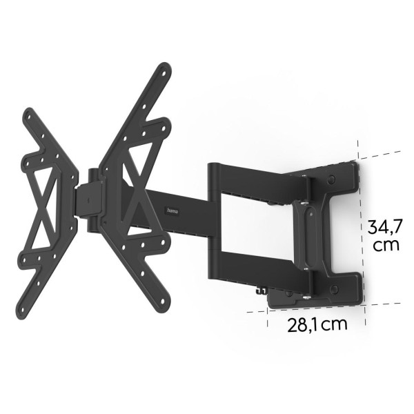 Стенна стойка за OLED телевизор FULLMOTION, 400x400, 165 см (65