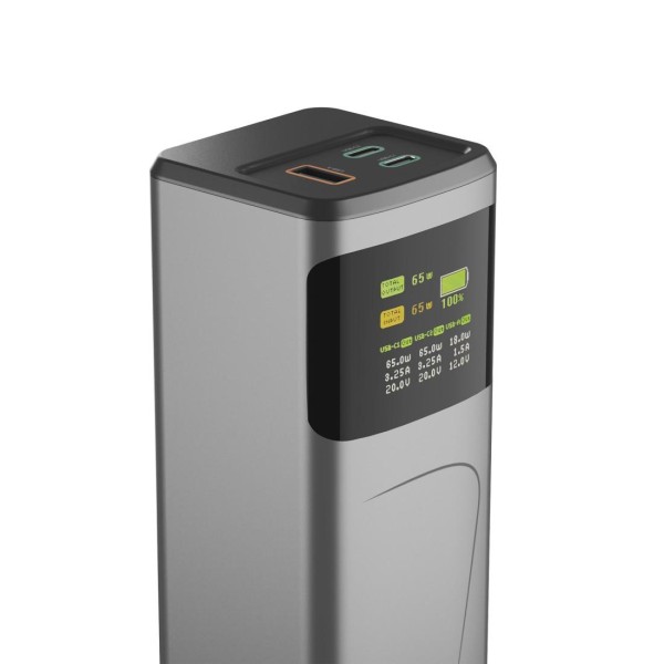 HAMA Външна батерия “High Power”, 65 W, 20000 mAh, 2x USB-C, USB-A, Fast Charging