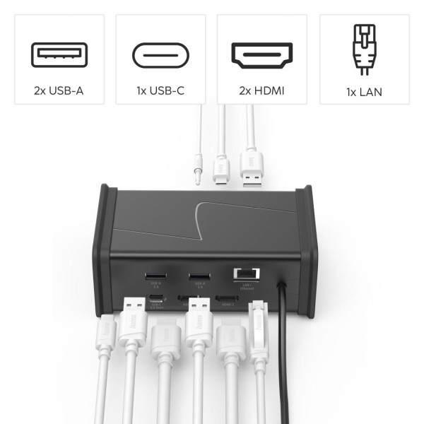 HAMA Докинг станция USB-C 