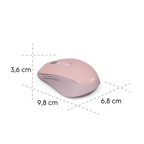 HAMA Безжична мишка „WM-450“, 2.4 GHz / Bluetooth, 7 бутона