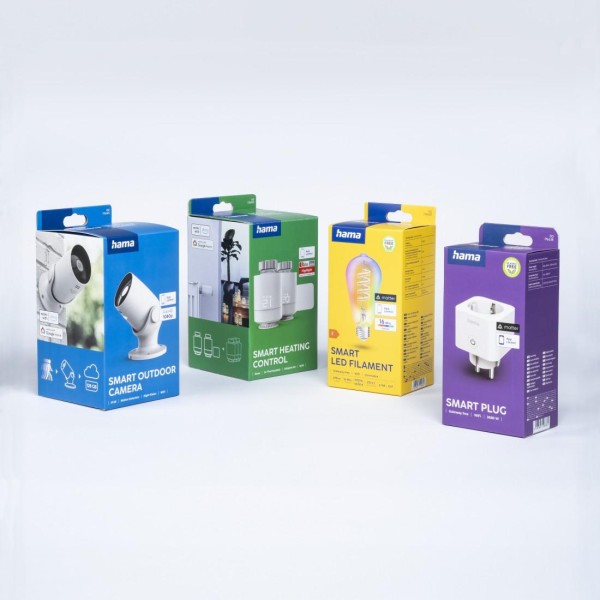 HAMA Смарт мини контакт, Wi-Fi, Гласов контрол, 3680 W