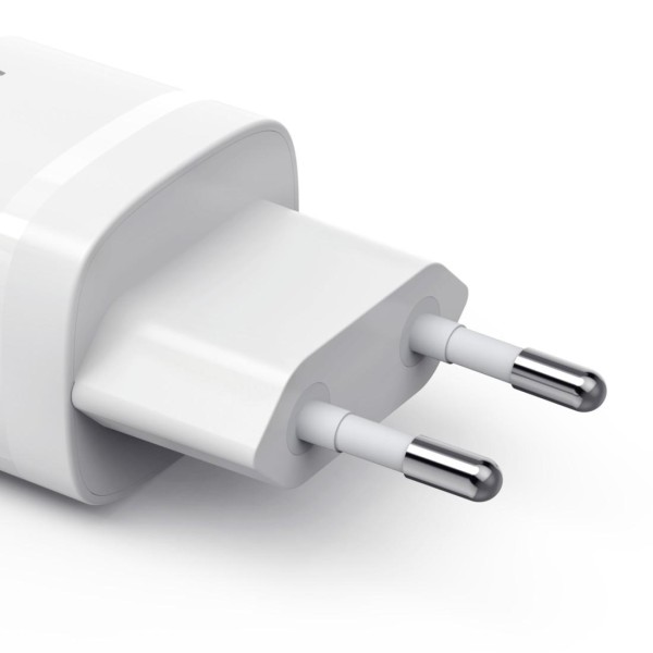 HAMA Зарядно устройство, 30 W, GaN, USB-C, PD/Qualcomm®, Zero Standby, бяло