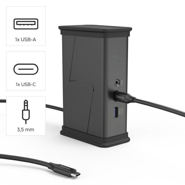 HAMA Докинг станция USB-C 