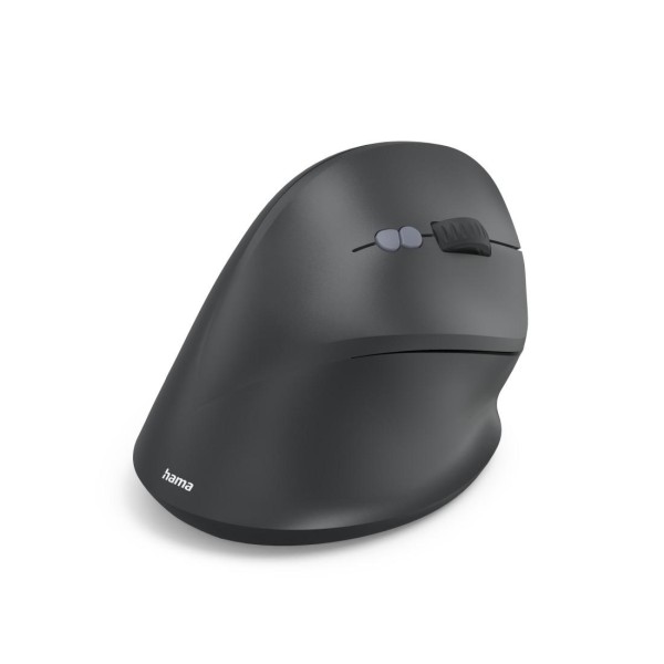 HAMA Безжична ергономична мишка „EWM-500R“, оптична, 7 бутона, черна