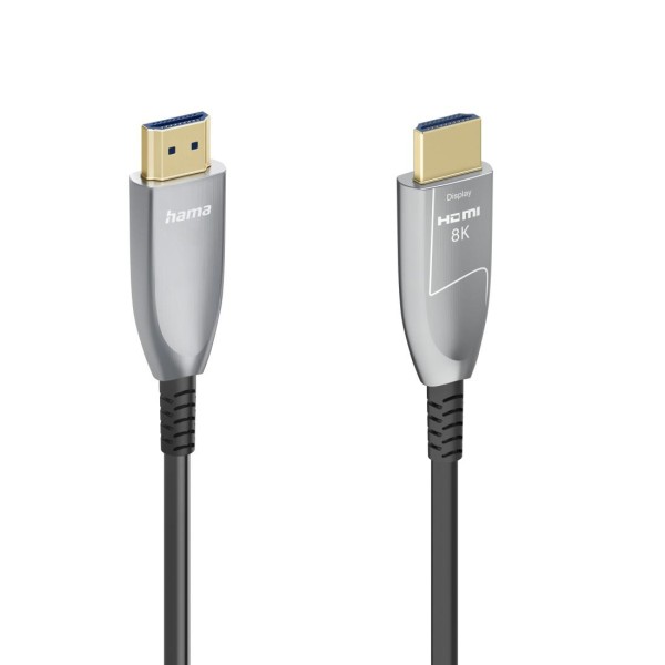 HAMA Активен оптичен HDMI кабел, ултра високоскоростен, AOC, сертифициран, 8K, 20 м
